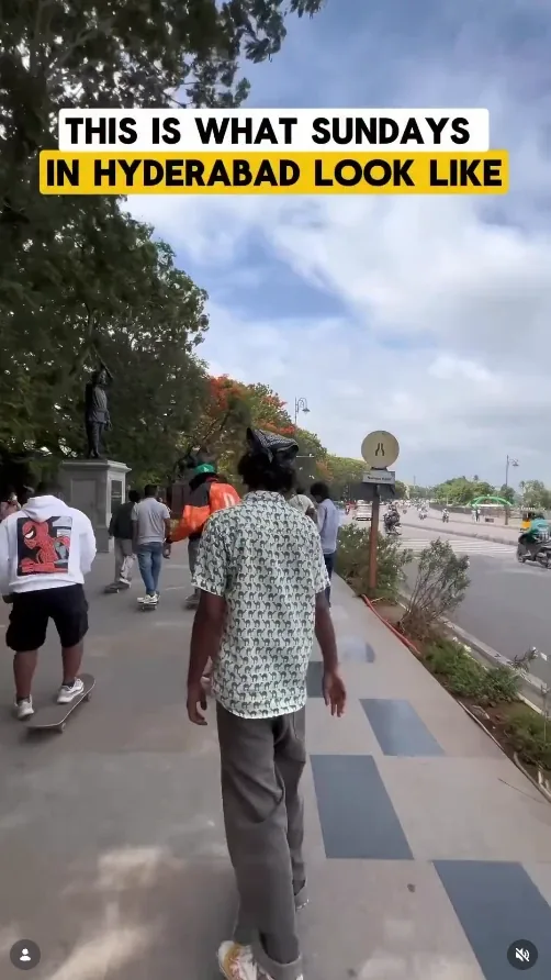 Reel: This is what Sundays in Hyderabad look like